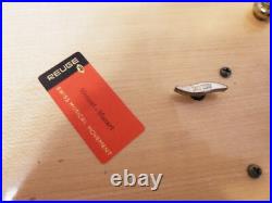 VINTAGE ITALIAN INLAID WOOD REUGE MUSICAL JEWELRY BOX WithKEY LARGE 14.75x7.25x3.7