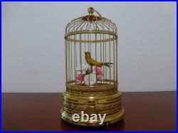 VINTAGE JAPANESE SINGING BIRD CAGE TOP QUALITY MODEL (Watch The Video)
