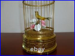 VINTAGE JAPANESE SINGING BIRD CAGE TOP QUALITY MODEL (Watch The Video)