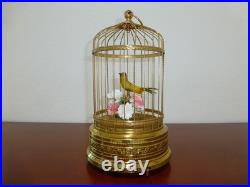 VINTAGE JAPANESE SINGING BIRD CAGE TOP QUALITY MODEL (Watch The Video)