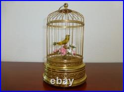 VINTAGE JAPANESE SINGING BIRD CAGE TOP QUALITY MODEL (Watch The Video)