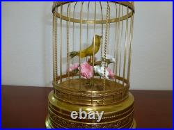 VINTAGE JAPANESE SINGING BIRD CAGE TOP QUALITY MODEL (Watch The Video)