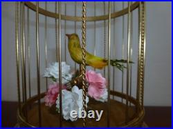 VINTAGE JAPANESE SINGING BIRD CAGE TOP QUALITY MODEL (Watch The Video)