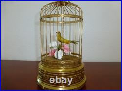 VINTAGE JAPANESE SINGING BIRD CAGE TOP QUALITY MODEL (Watch The Video)