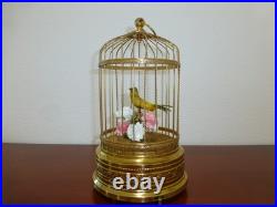 VINTAGE JAPANESE SINGING BIRD CAGE TOP QUALITY MODEL (Watch The Video)