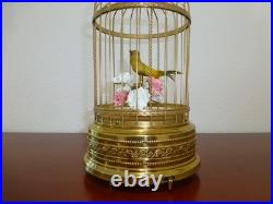 VINTAGE JAPANESE SINGING BIRD CAGE TOP QUALITY MODEL (Watch The Video)