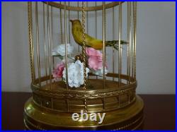 VINTAGE JAPANESE SINGING BIRD CAGE TOP QUALITY MODEL (Watch The Video)