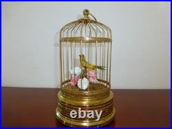 VINTAGE JAPANESE SINGING BIRD CAGE TOP QUALITY MODEL (Watch The Video)