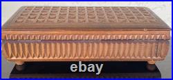 VINTAGE MCM Geometric Marquetry REUGE MUSIC BOX 72/3 Saint Croix RARE Works VINTAGE MCM Geometric Marquetry REUGE MUSIC BOX 72/3 Saint Croix RARE Works