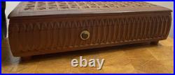VINTAGE MCM Geometric Marquetry REUGE MUSIC BOX 72/3 Saint Croix RARE Works VINTAGE MCM Geometric Marquetry REUGE MUSIC BOX 72/3 Saint Croix RARE Works