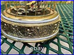 VINTAGE REUGE SWISS Automation 2 BIRD CAGE Wind Up MUSIC READ PLS