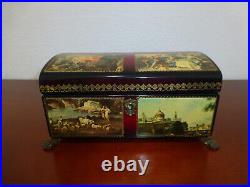 VINTAGE Reuge Sainte Croix CH 4 / 50 Music Box Switzerland, P. I. Tchaikovsky