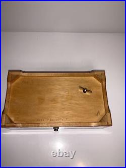 VINTAGE Swiss Music Box, 4/50 THORENS #450 Signed Works Great