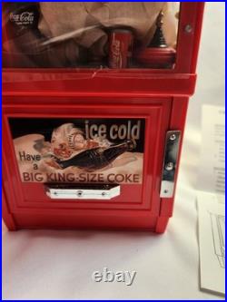 VINTAGE and RARE NIB 1997 Coca-Cola Crane Game Music Box Piggy Enesco NEW