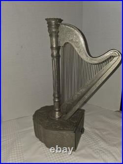 VTG 19 Fred Zimbalist Harp Nickel Silver Thorens Swiss Music Box Hear It Play