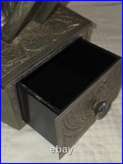 VTG 19 Fred Zimbalist Harp Nickel Silver Thorens Swiss Music Box Hear It Play