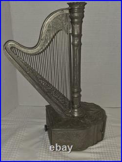 VTG 19 Fred Zimbalist Harp Nickel Silver Thorens Swiss Music Box Hear It Play