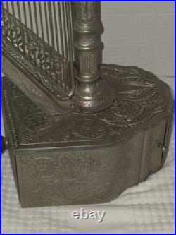 VTG 19 Fred Zimbalist Harp Nickel Silver Thorens Swiss Music Box Hear It Play