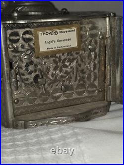 VTG 19 Fred Zimbalist Harp Nickel Silver Thorens Swiss Music Box Hear It Play