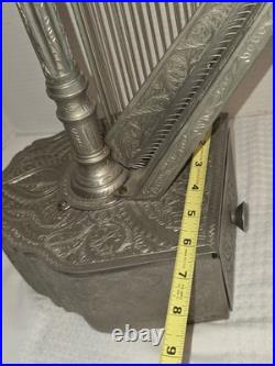 VTG 19 Fred Zimbalist Harp Nickel Silver Thorens Swiss Music Box Hear It Play