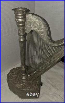 VTG 19 Fred Zimbalist Harp Nickel Silver Thorens Swiss Music Box Hear It Play