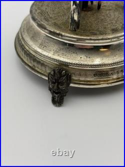 VTG 60's RUEGE Swiss Music Box Lighter Capodimonte Dancing Couple Carousel