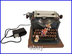 VTG Enesco Typewriter Dear Santa Letter Musical Mice with Adapter