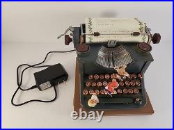 VTG Enesco Typewriter Dear Santa Letter Musical Mice with Adapter