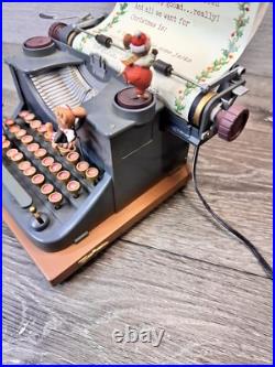 VTG Enesco Typewriter Dear Santa Letter Musical Mice with Adapter VTG Enesco Typewriter Dear Santa Letter Musical Mice with Adapter