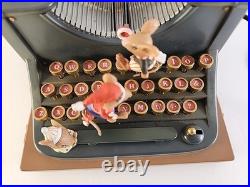 VTG Enesco Typewriter Dear Santa Letter Musical Mice with Adapter