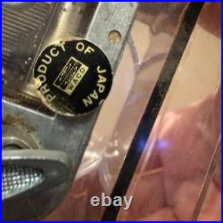 VTG Japanese Ballerina Dancing Couple Music Box With Clear Dome & Gold Accents
