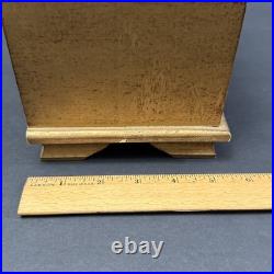 VTG Mechanical Animated Singing Bird Musical Jewelry Drawer Brass/Wood Working