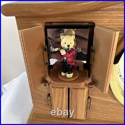 VTG Mr. Christmas Symphony Surprise Musical Clock w-Musical Bears READ PLEASE
