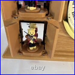 VTG Mr. Christmas Symphony Surprise Musical Clock w-Musical Bears READ PLEASE
