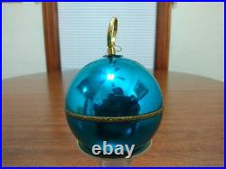 VTG REUGE Swiss Made St Croix Aqua Musical Ball Ornament Musical TESTED #450