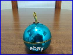 VTG REUGE Swiss Made St Croix Aqua Musical Ball Ornament Musical TESTED #450