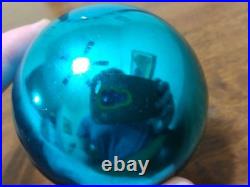 VTG REUGE Swiss Made St Croix Aqua Musical Ball Ornament Musical TESTED #450