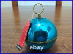 VTG REUGE Swiss Made St Croix Aqua Musical Ball Ornament Musical TESTED #450