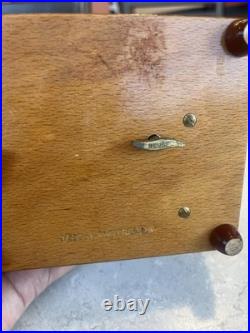 VTG Reuge Swiss Inlaid Wood Jewelry Music Box WORKS Made In Switzerland PRISTINE