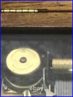 VTG Reuge Swiss Music Box CH 2/50 Edelweiss/Lara's Theme 1940-69 Sainte Croix