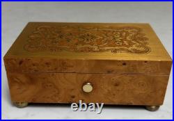 VTG SWISS REUGE SAINTE CROIX CH 2/50 2 SONG 50 Note Verdi Italian Music Box