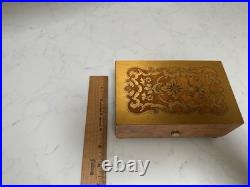 VTG SWISS REUGE SAINTE CROIX CH 2/50 2 SONG 50 Note Verdi Italian Music Box VTG SWISS REUGE SAINTE CROIX CH 2/50 2 SONG 50 Note Verdi Italian Music Box