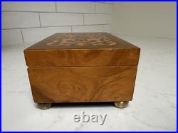 VTG SWISS REUGE SAINTE CROIX CH 2/50 2 SONG 50 Note Verdi Italian Music Box