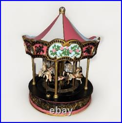 VTG San Francisco Music Box Carousel Waltz 10 Horse Merry Go Round Large 13x11 VTG San Francisco Music Box Carousel Waltz 10 Horse Merry Go Round Large 13x11