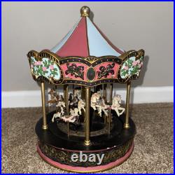 VTG San Francisco Music Box Carousel Waltz 10 Horse Merry Go Round Large 13x11 VTG San Francisco Music Box Carousel Waltz 10 Horse Merry Go Round Large 13x11