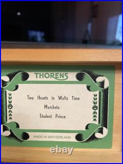 VTG Swiss Thorens Pre Reuge Music Box 36 Key 3 Song 36 KEYS VTG Swiss Thorens Pre Reuge Music Box 36 Key 3 Song 36 KEYS