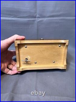 VTG Swiss Thorens Pre Reuge Music Box 50 Key 3 Song SEE Video & Veneer Damage