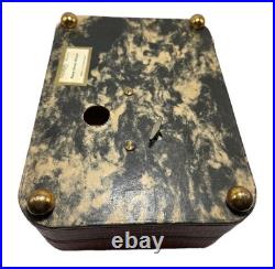 VTG Thorens Swiss Movement Music Vanity Box WithNail Tools Pink Ballerina- Works