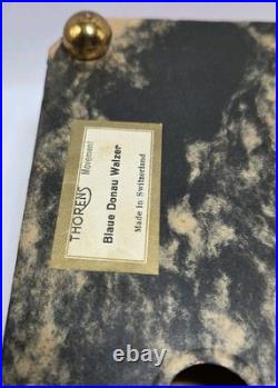 VTG Thorens Swiss Movement Music Vanity Box WithNail Tools Pink Ballerina- Works