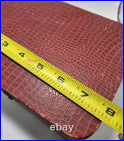 VTG Thorens Swiss Movement Music Vanity Box WithNail Tools Pink Ballerina- Works